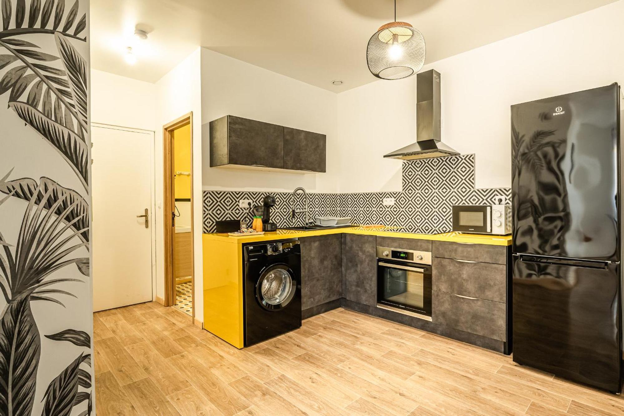 L'Amarillo Clim Wifi Centre Ville 4 Pers Лезиньян-Корбьер Экстерьер фото